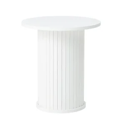 Accento Ø50 cm Sidobord Vit