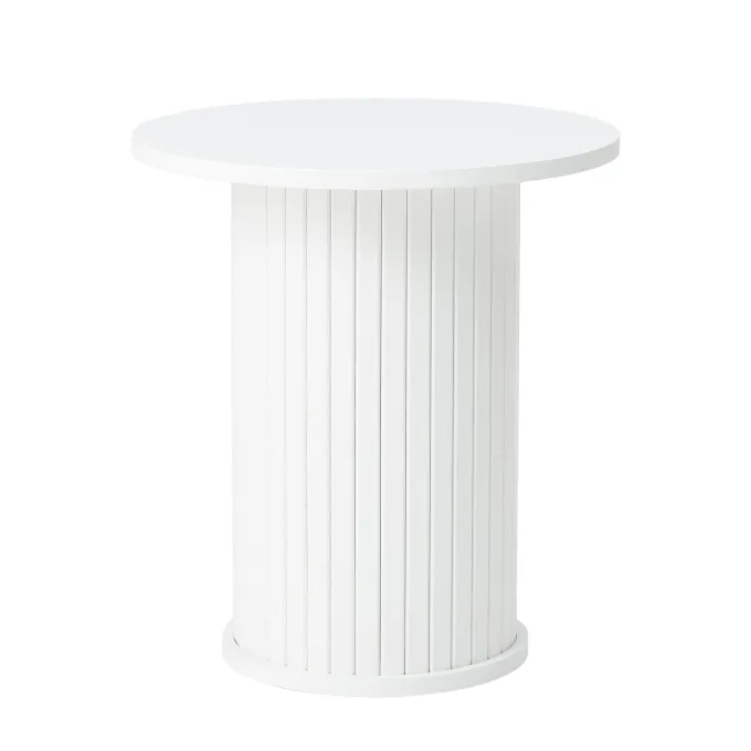 Accento Ø50 cm Sidobord Vit