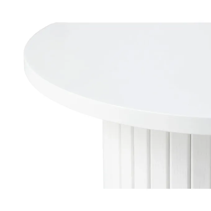 Accento Ø50 cm Sidobord Vit
