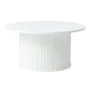 Accento Ø90 cm Soffbord Vit