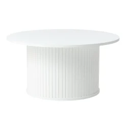 Accento Ø90 cm Soffbord Vit