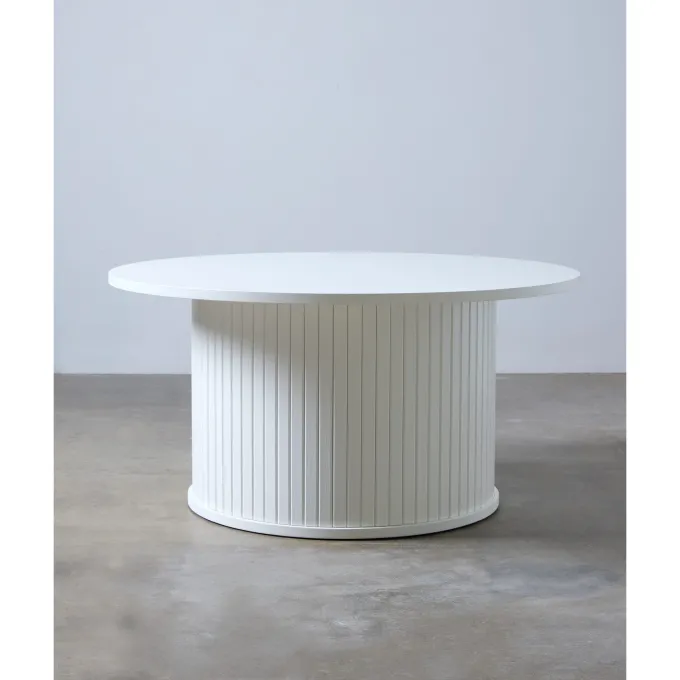 Accento Ø90 cm Soffbord Vit