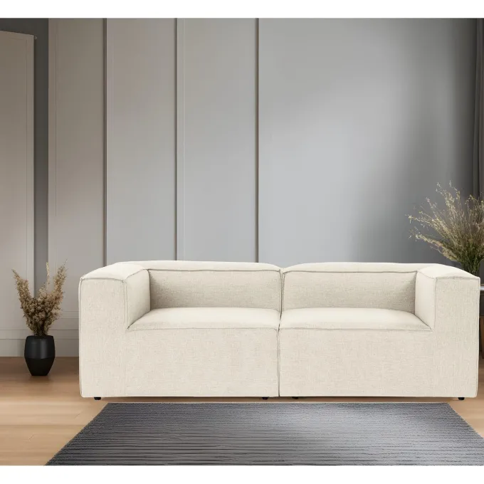 Accra 2-sits soffa Ecru