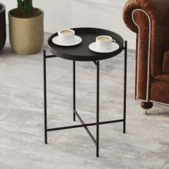 Adelaide Sidobord Svart