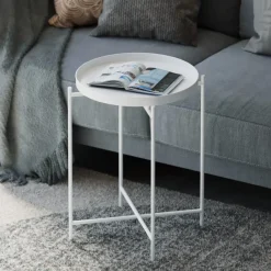 Adelaide Sidobord Vit