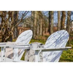 Adirondack Däckstol Vit