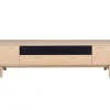 Aeris Mediabänk 233 cm Ljus Ek