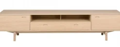 Aeris Mediabänk 233 cm Ljus Ek