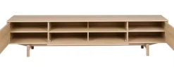 Aeris Mediabänk 233 cm Ljus Ek