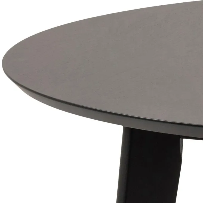 Alba Matbord Rund 105 cm Svart