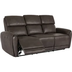 Alice Reclinersoffa 3-Sits Elektrisk Brun