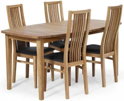 Allegro Matgrupp 162cm Inkl. 4st Stolar Tyg/Ek