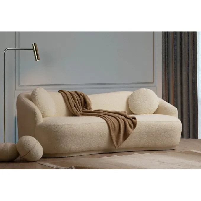 Ancona 3-sits Soffa Creme