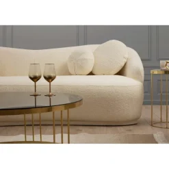 Ancona 3-sits Soffa Creme