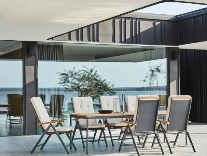Andy Positionsstol Antracit/Teak