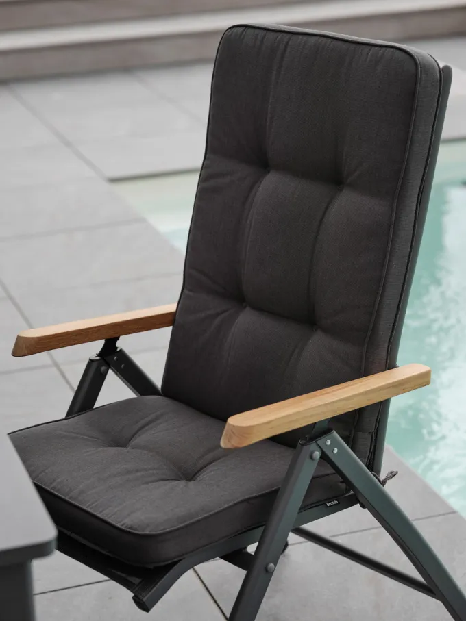 Andy Positionsstol Svart/Svart/Teak