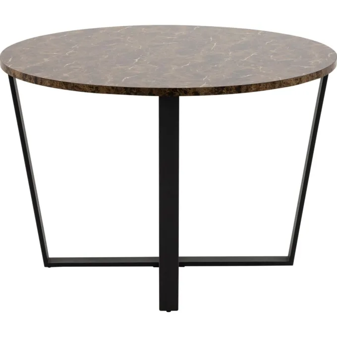 Angers Matbord Rund 110 cm Delhi-marmor