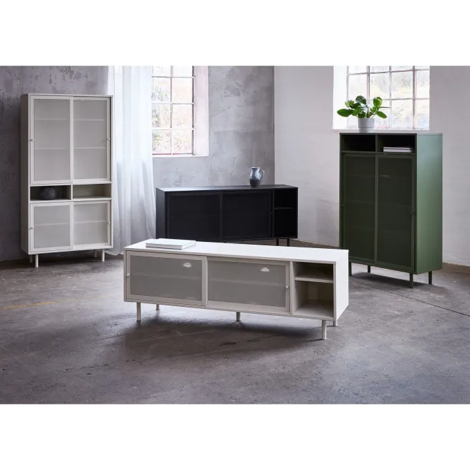 Angolo Mediabänk 160 cm Svart
