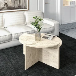 Ankara Soffbord Travertin