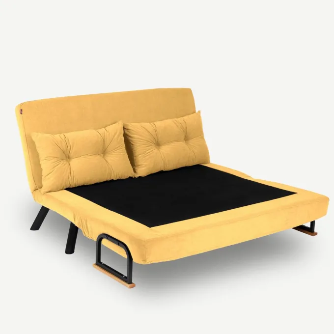 Apia 2-sits Bäddsoffa Senap