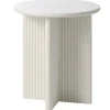 Arco Sidobord Ø50 cm Greige