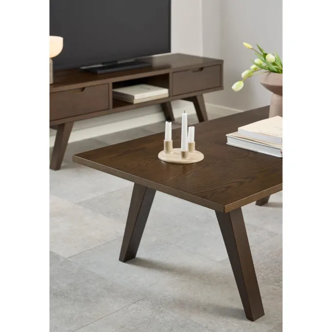 Arendal Soffbord 130x70 cm Rökt Ek