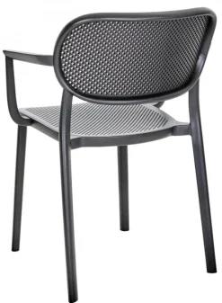 Arket Cafégrupp 60cm ink 2st Nuta Karmstolar Svart