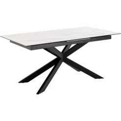 Armand Matbord 90x168-210 cm Vitt Akranes