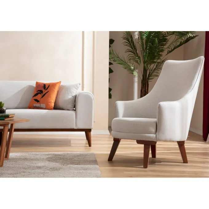 Astana 3-sits Bäddsoffa Creme