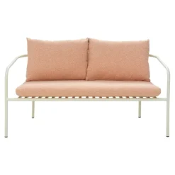 Bendt 2-sits Soffa 138x72 cm Pearl White/Teddy Orange