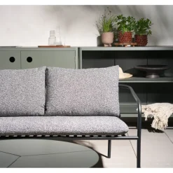 Bendt 2-sits Soffa 138x72 cm Svart/Teddy Ant