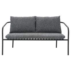 Bendt 2-sits Soffa 138x72 cm Svart/Teddy Ant