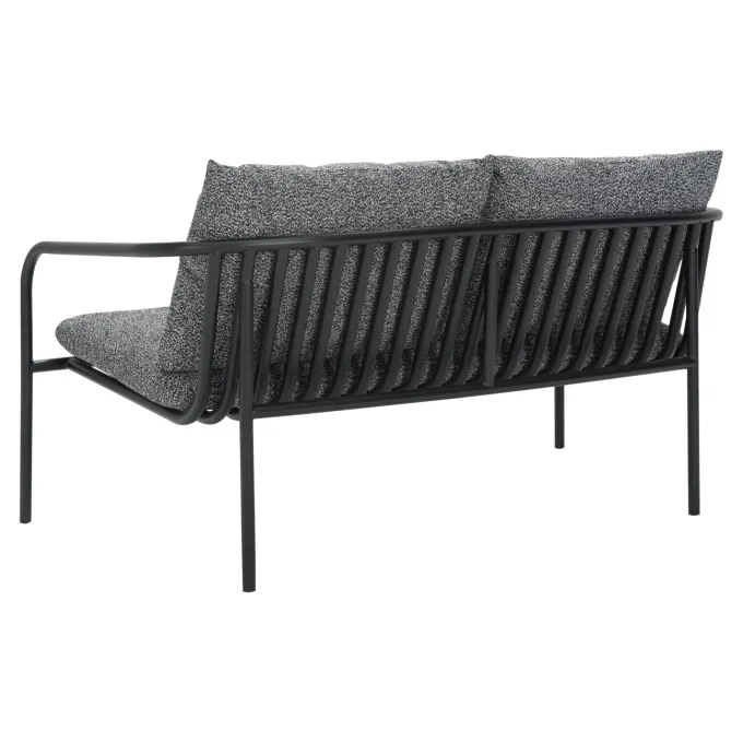 Bendt 2-sits Soffa 138x72 cm Svart/Teddy Ant