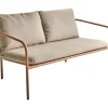 Bendt 2-sits Utesoffa Peach/Teddy Beige