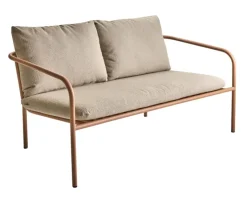Bendt 2-sits Utesoffa Peach/Teddy Beige