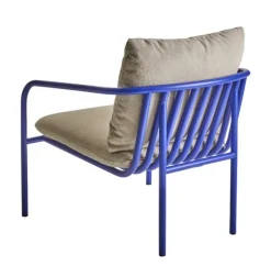 Bendt Utefåtölj Indigo Blue/Teddy Beige