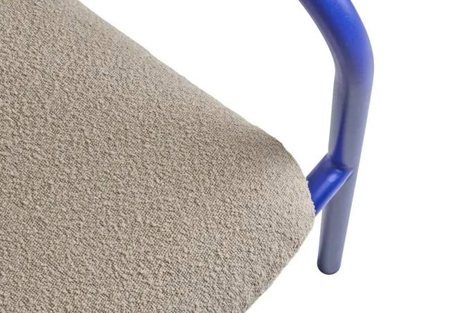 Bendt Utefåtölj Indigo Blue/Teddy Beige