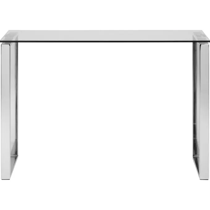 Benz Konsolbord 110x40 cm Krom/Glas