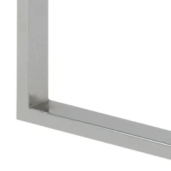 Benz Satsbord 55x50x50 cm Krom/Glas