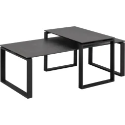Benz Satsbord 45x115x69 cm Svart Keramik