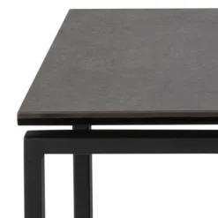 Benz Satsbord 55x50x50 cm Svart Keramik