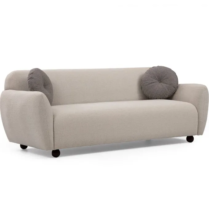 Bergen 3-sits soffa Creme