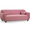 Bergen 3-sits soffa Dammig rosa
