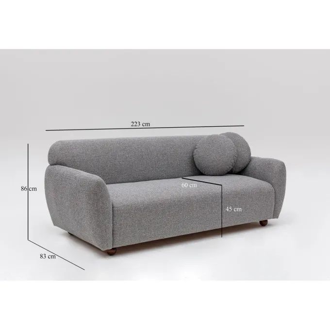 Bergen 3-sits soffa Ljusgrå