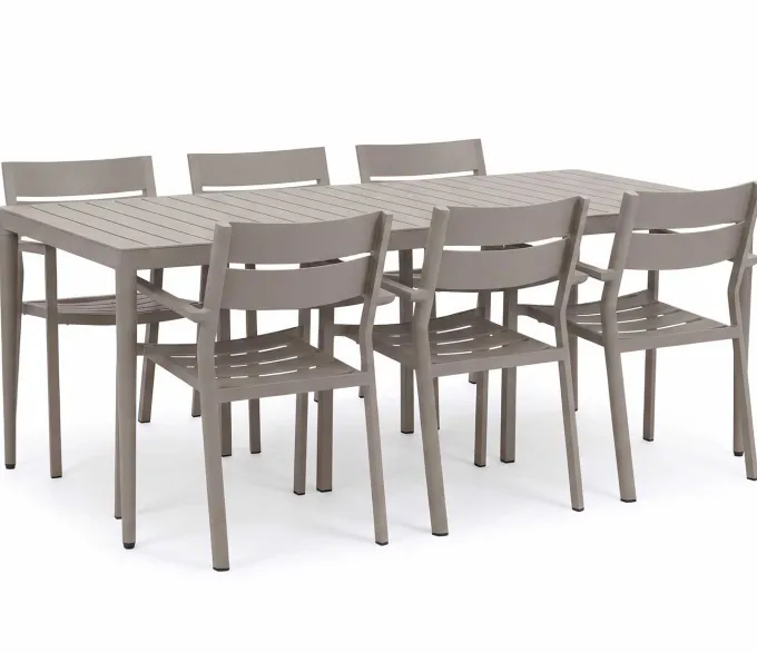 Bigby Matgrupp 195x90 cm ink Delia Karmstol Khaki