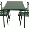 Bliss Matgrupp - Bord 130x80 cm + 4 st Stolar Dark Green