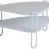 Blixt Hörnbord Vit