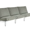 Blixt 3-sits soffa Light Grey/Verde