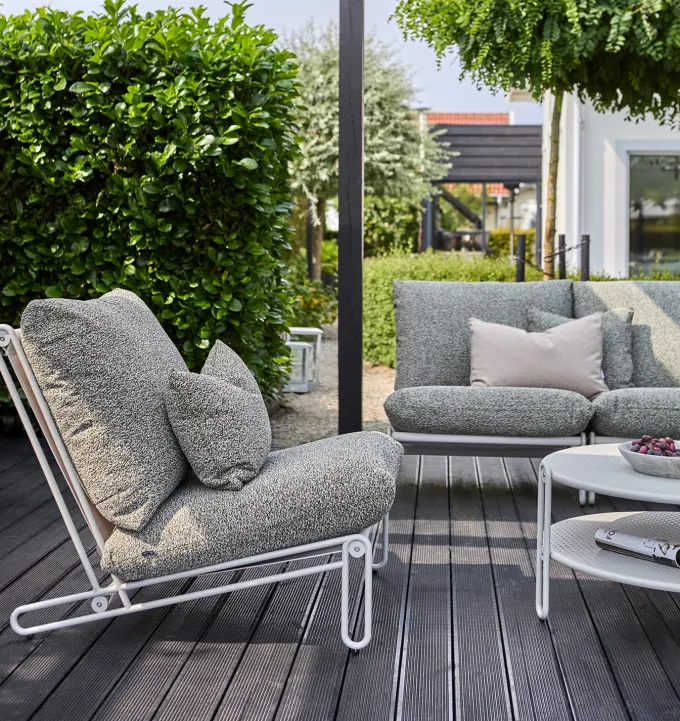 Blixt 3-sits soffa Light Grey/Verde
