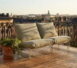 Blixt 2-sits soffa Light Grey/Verde